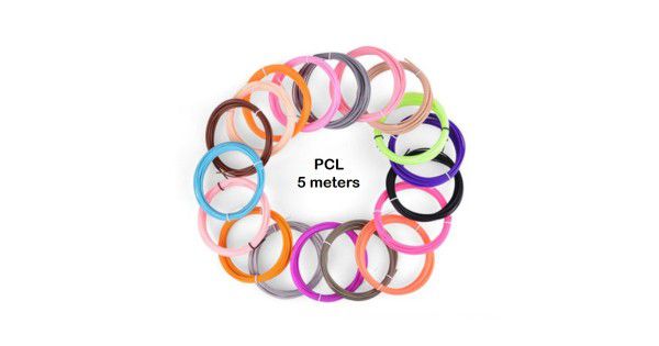 Random Color 1.75mm PCL Filaments for 3D Pen-5 Meters